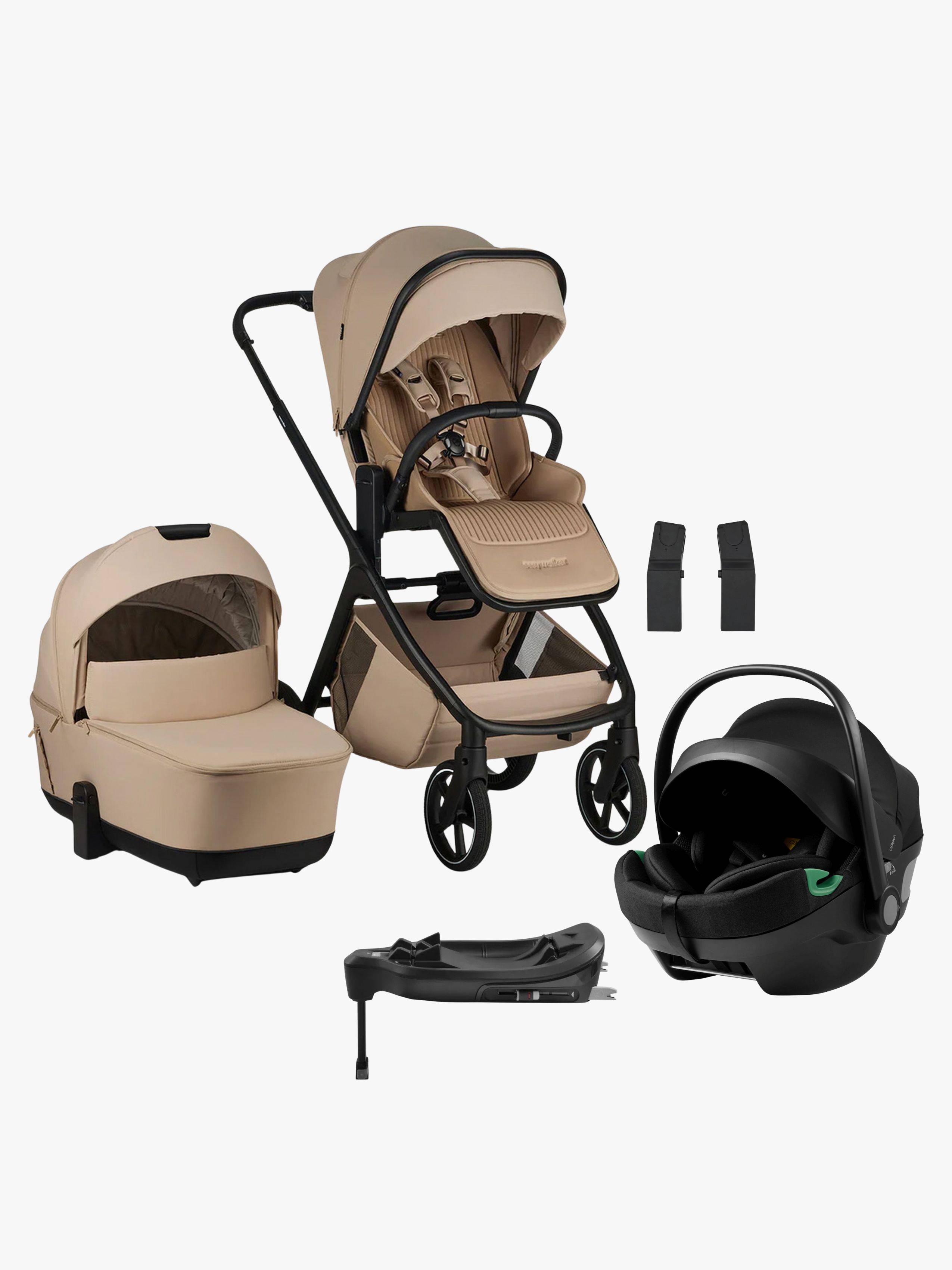 EasyWalker ZoeyDuovogninkl.Axkid GOKIDAutostol Baby&Base,Almond Taupe