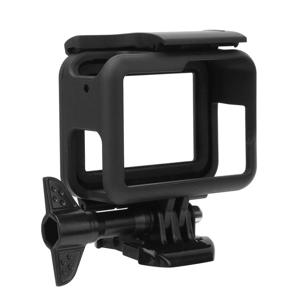 Skyddande ramfodral för GoPro Hero 5/6/7 actionkameratillbehör med bas och skruv