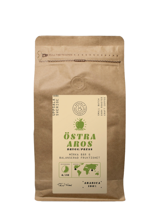 Uppsala kafferosteri Östra Aros kaffebönor: 500g