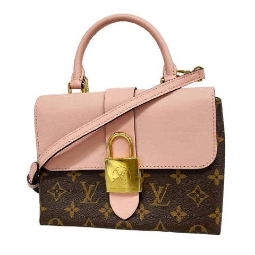 Louis Vuitton Vintage Pre-owned Vintage Canvas Håndtaske - Vintage - Dame - Lyserød - ONE SIZE -
