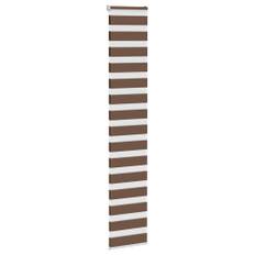 vidaXL zebragardin brun 40x200 cm stofbredde 35,9 cm polyester