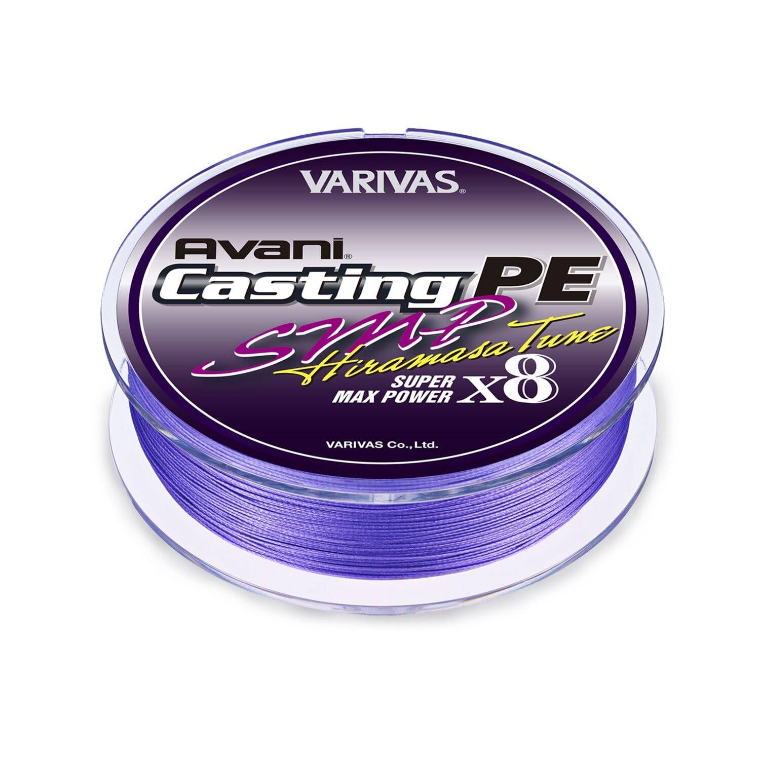 Varivas PE-lina Casting SMP Yellowtail Tune X8 300m #5 violett