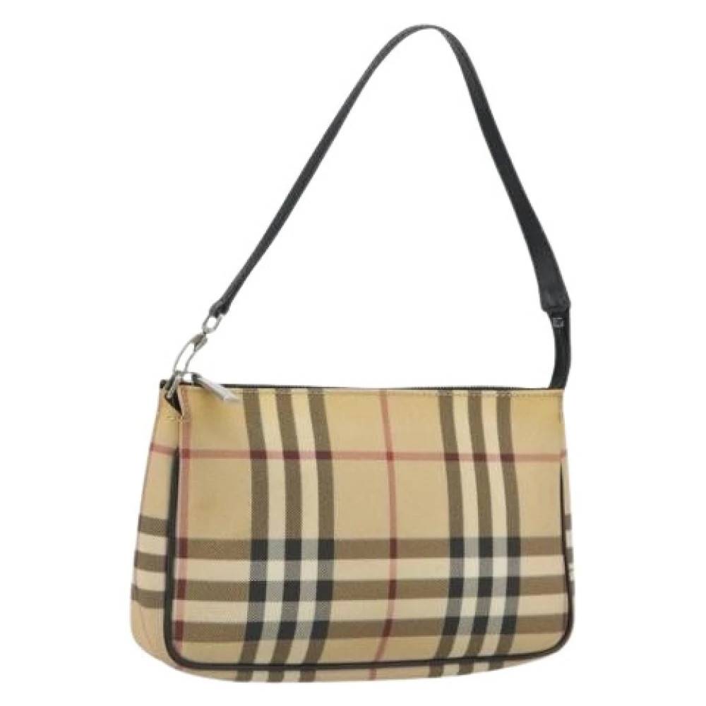 Burberry Vintage Pre-owned Plast hndtasker - Vintage - Dame - Beige - ONE SIZE -