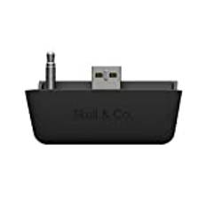 Skull & Co. AudioBox for Xbox (XSX/XSS/Elite) Controllers: Bluetooth 5.0 Wireless Audio Transmitter Adapter Low Latency - Black