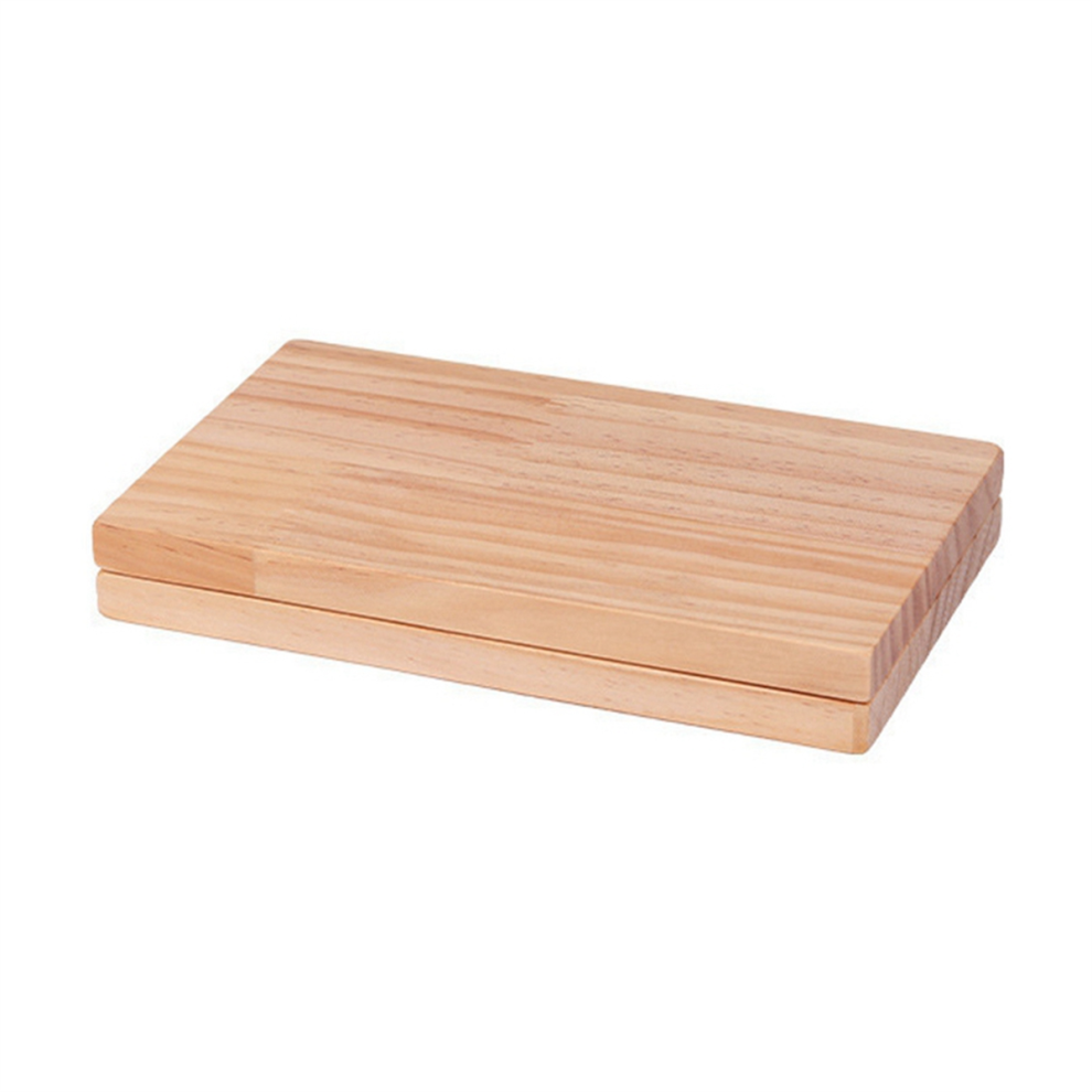 Foldbart træ Mancala brætspil til alderen 7+ flerfarvede perleklasse