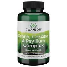 Senna Psyllium Cascara Cleanse Complex (90 kapslar)