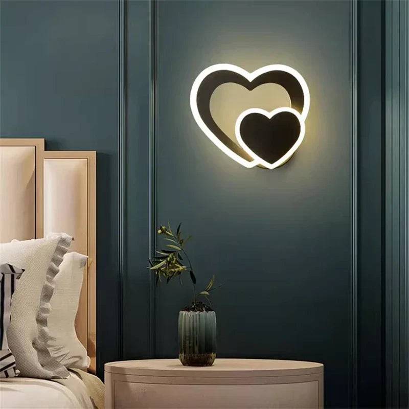 HeartGlow Vägglampa - Modern LED Belysning - C / Varmvit (2.700-3.500 K)