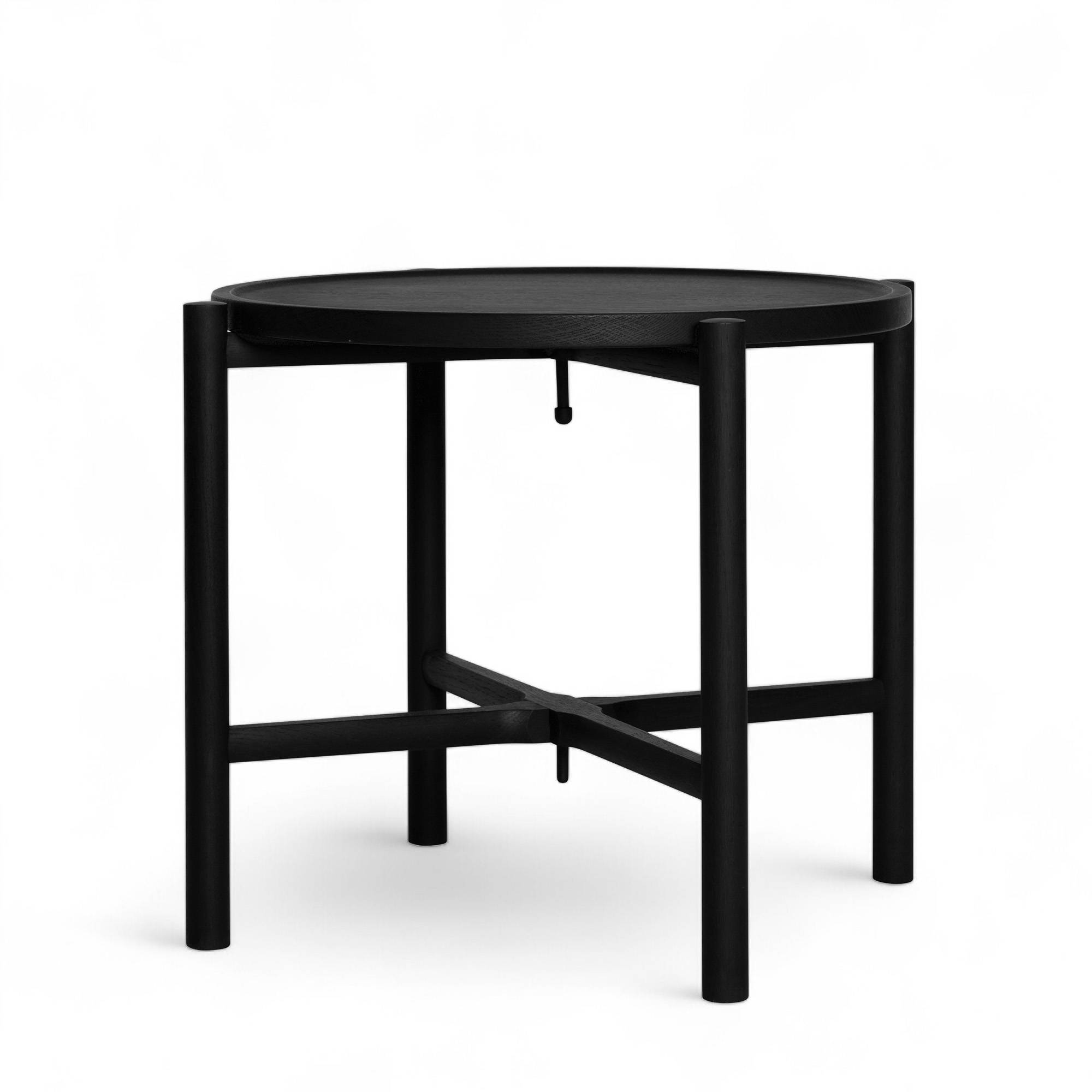 PP Möbler - PP35/54 Tray Table - Ek TannicTint svart - Sidobord - Hans J. Wegner - Träfärgad
