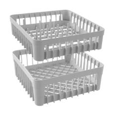 Diskmaskinskorg för glas med stöd, 400 x 400 x (h) 110mm
