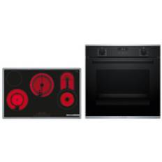 Bosch HBD632FH84, SET Einbau-Backofen HBG237BB3 und Elektro-Kochfeld PKC845FP1D, EEK: A+, mit 5 Jahren Garantie!