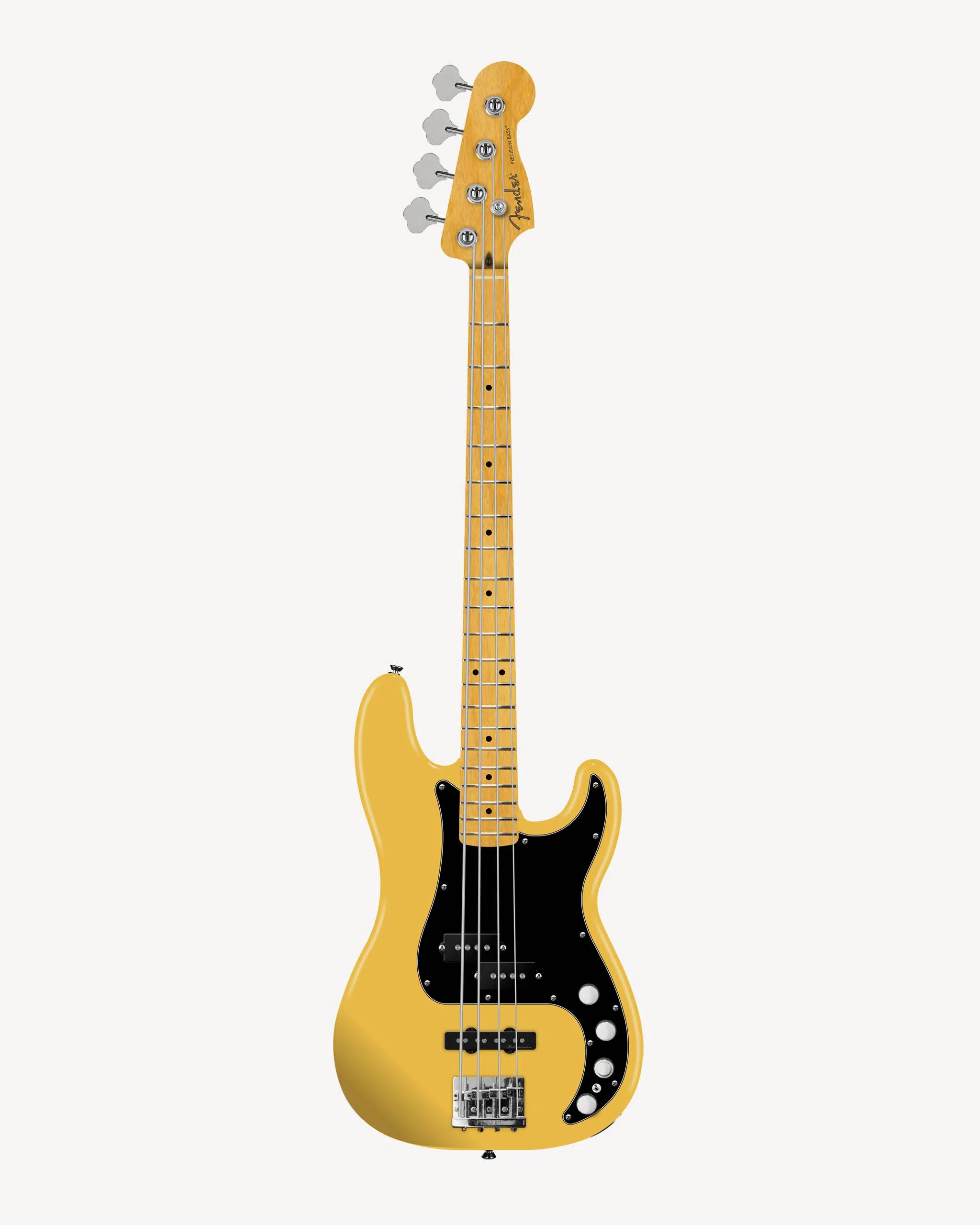 Fender Player II Modified Active Precision Bass, Maple Fingerboard, Sunshine Yellow