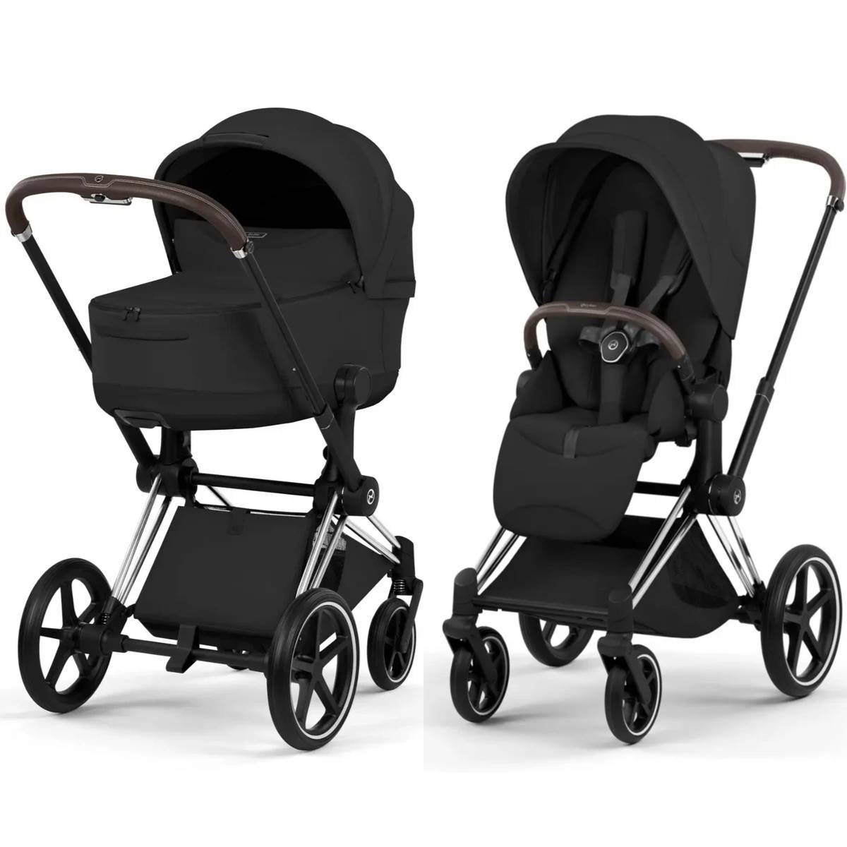 Cybex Priam 5 Style Combi Stroller - Sepia Black