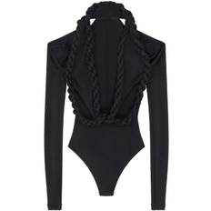 Stella McCartney - body med utskuren detalj - dam - Viskos - 40 - Svart