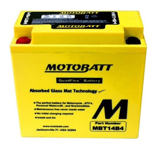 Motobatt 12V 13Ah 175A batteri MBT14B4