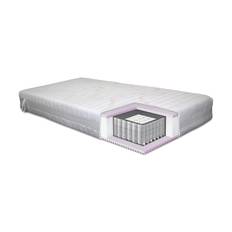 Bedly Lowell Resårmadrass 90x200 Fast - Vit & resårbotten