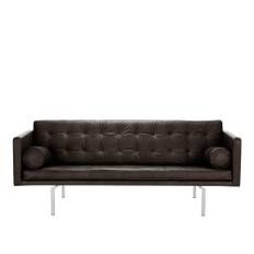 DUX - Ritzy 3-Sitssoffa, Läder Dakota 29 Mörkbrun - Sofaer - DUX Design Team - Brun