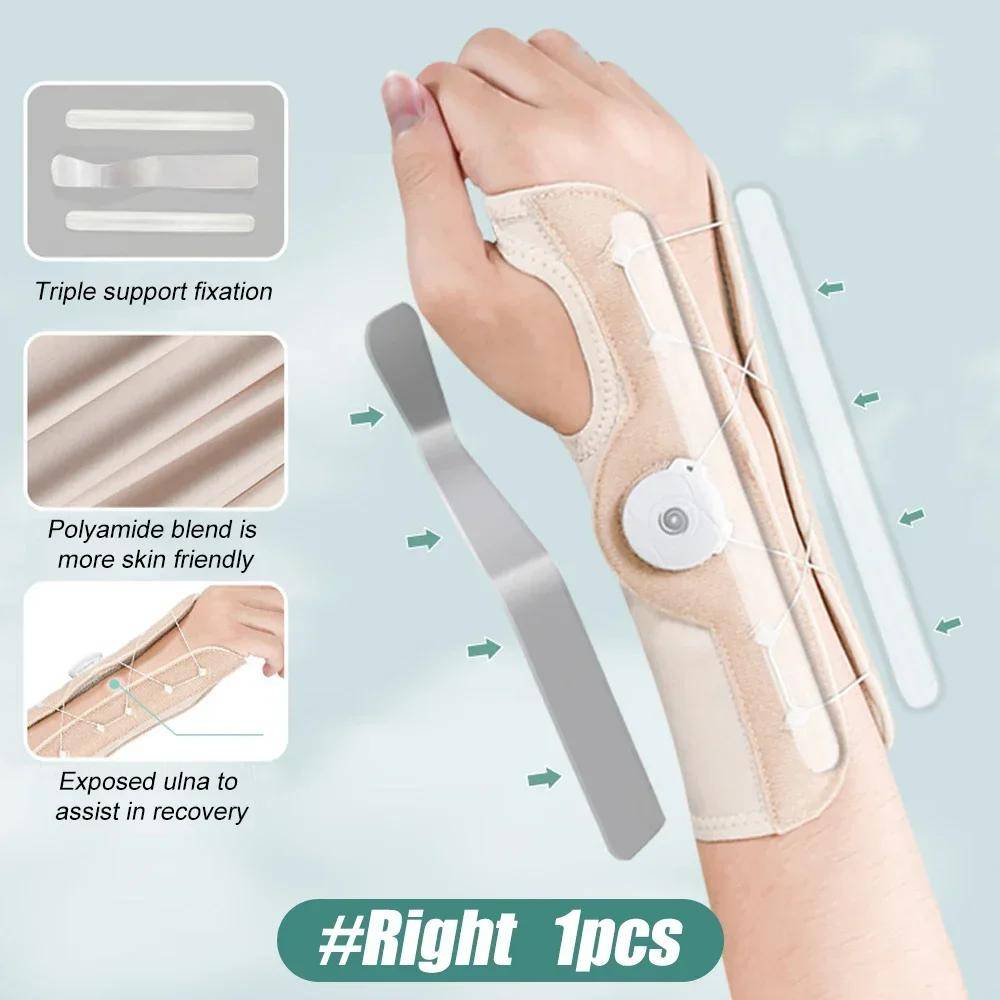 Breathable Wrist Support Brace for Carpal Tunnel Arthritis Tendinitis Relief Professional Splint Hand Sprain Protector S