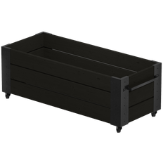 Plus Cubic Blomsterkasse m/hjul 120x45 cm