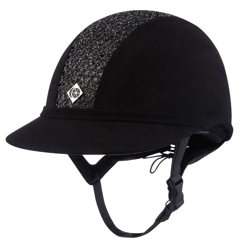 Charles Owen SP8 Sparkly Bred Solskärm - 57 cm - Marin