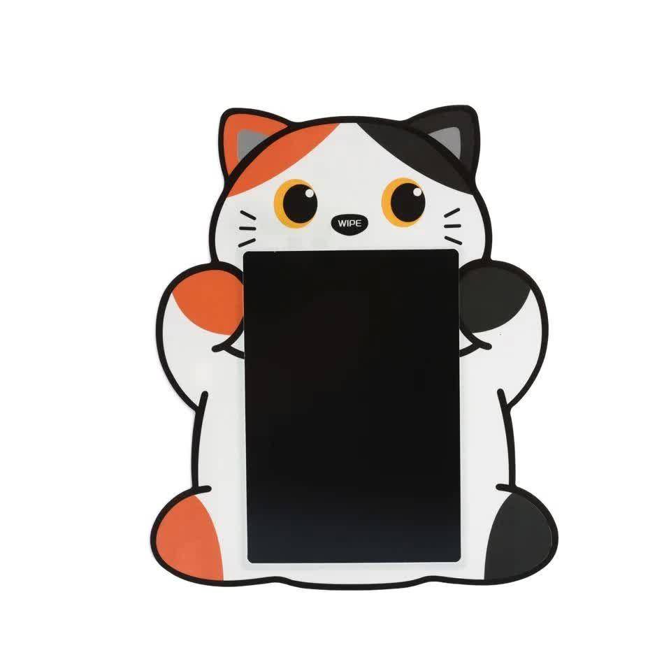 iTotal XL3171 LCD Magisk Tegneplade med Pen og Sletteknap - Orange Kat