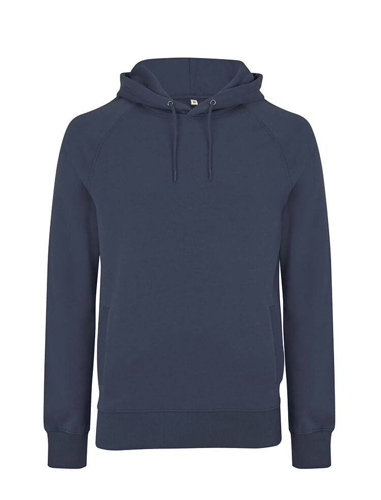 Organic Cotton Hoodie: Earth Positive - S / Denim Blue (S)