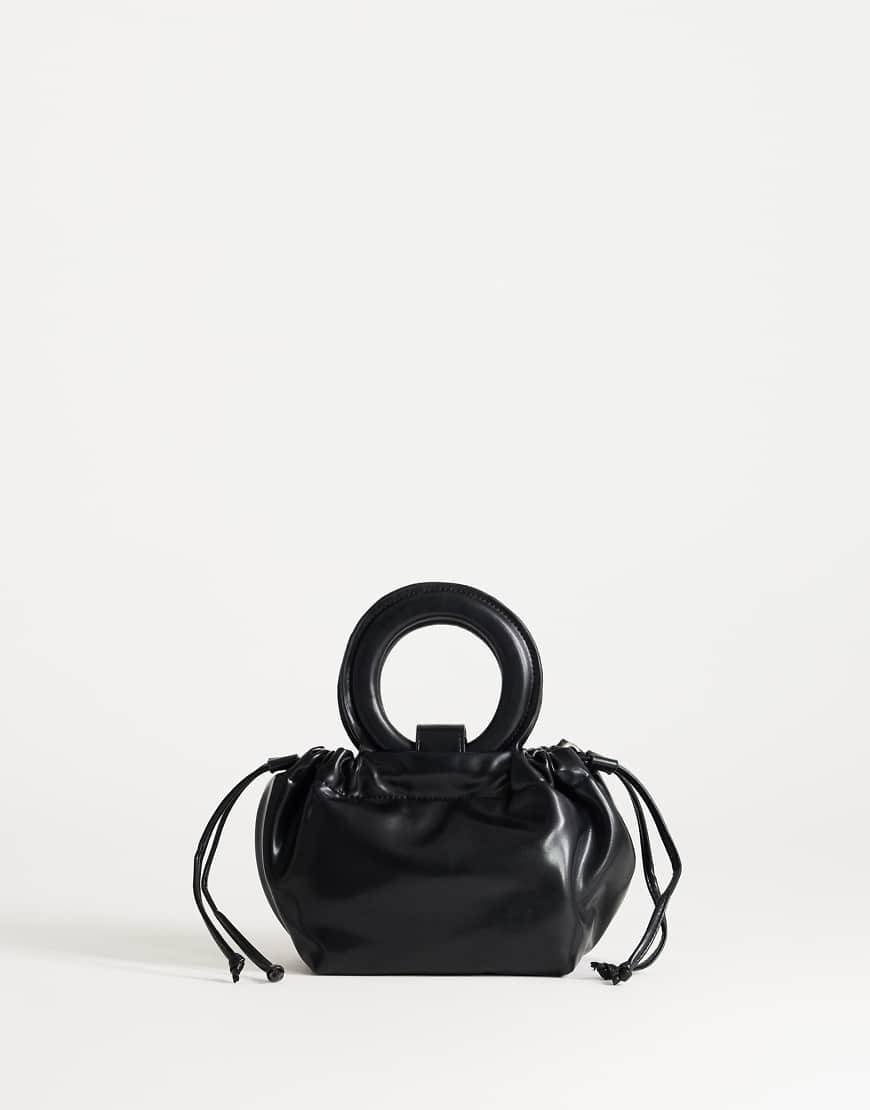 Topshop Grette lille håndtaske i sort - One Size