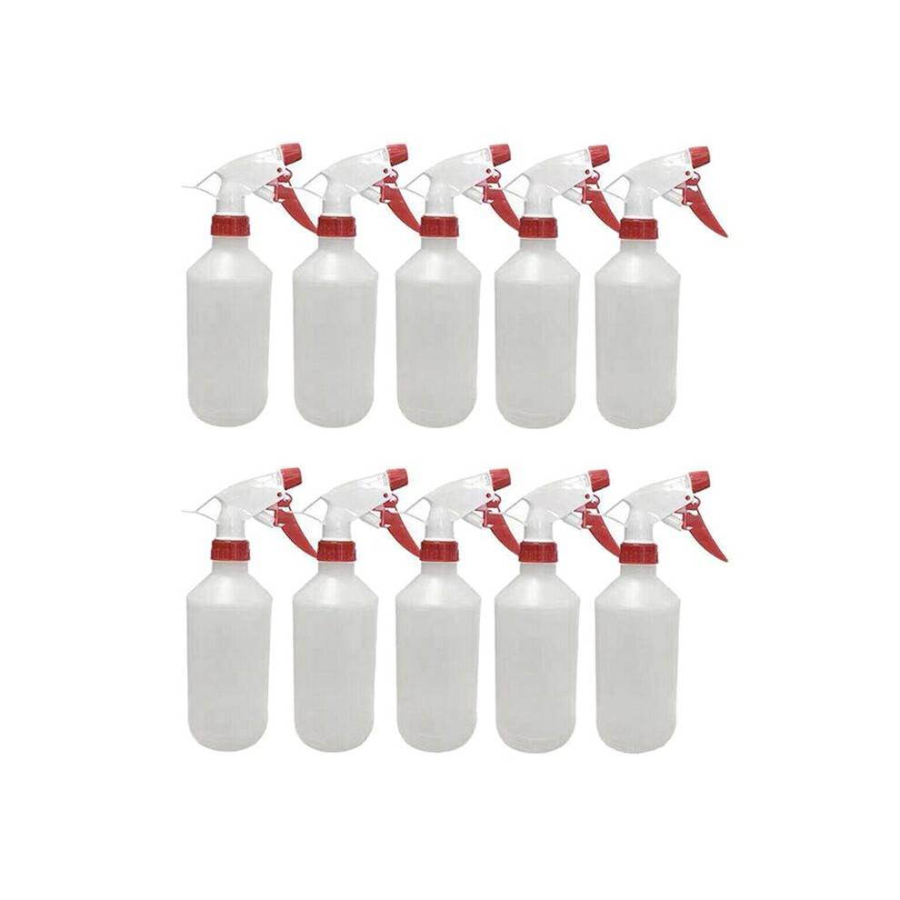 500Ml 10 Packs Plastic Trigger Spray Bottles 16 Oz Foaming Cleaning Commercial Sprayers