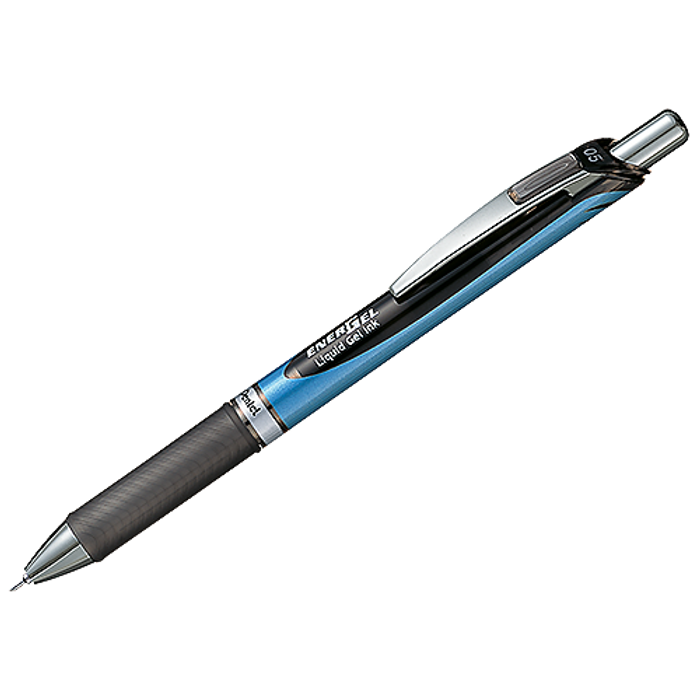 Gelpenna Pentel Energel BLN75-A 0,5mm svart 12st/fp
