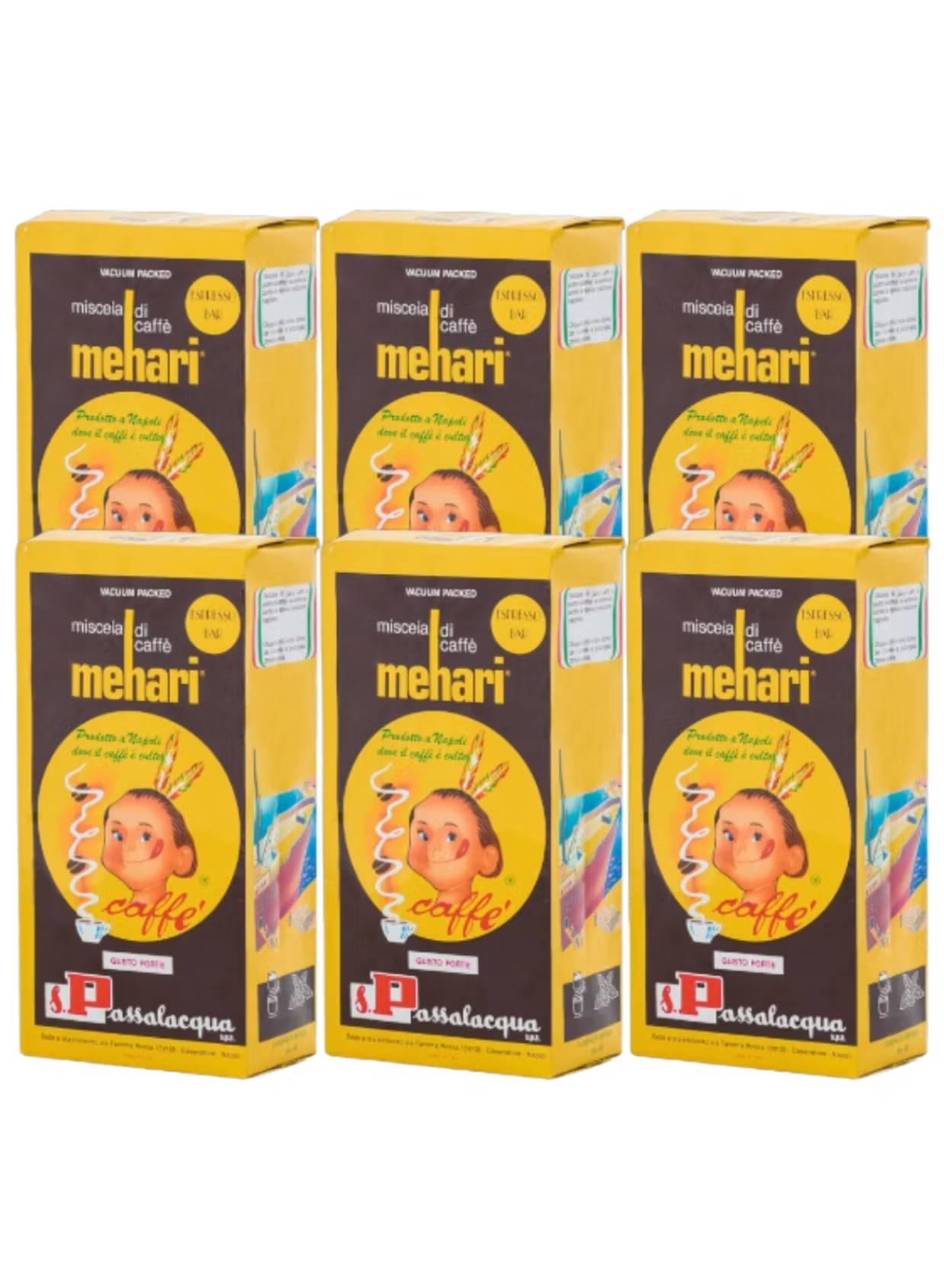 Passalacqua Mehari kaffebönor 6x1000g