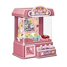 LICHENGTAI klomaskin Candy Grabber godismaskin dockor dispenser maskin spel dockgreppmaskin med ljusmusik, motorikleksak, gåva för barn pojkar flickor