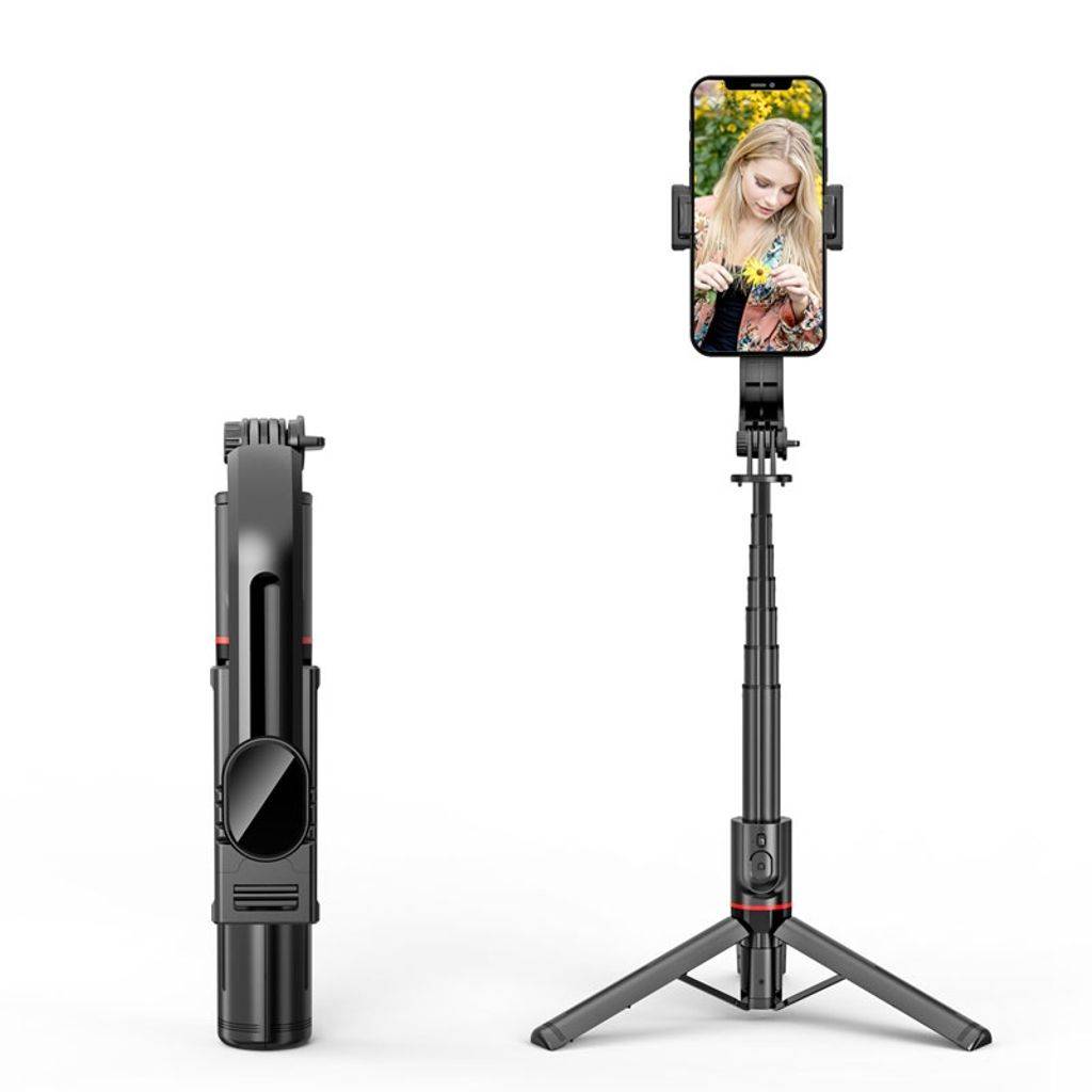 Selfie stick stativ med Bluetooth/fjernbetjening, 106m