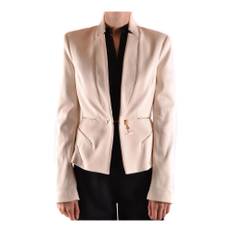 Elisabetta Franchi, Jacka, Dam, L, Polyester, Sportjacka Blazer Jumpsuit - white (L)
