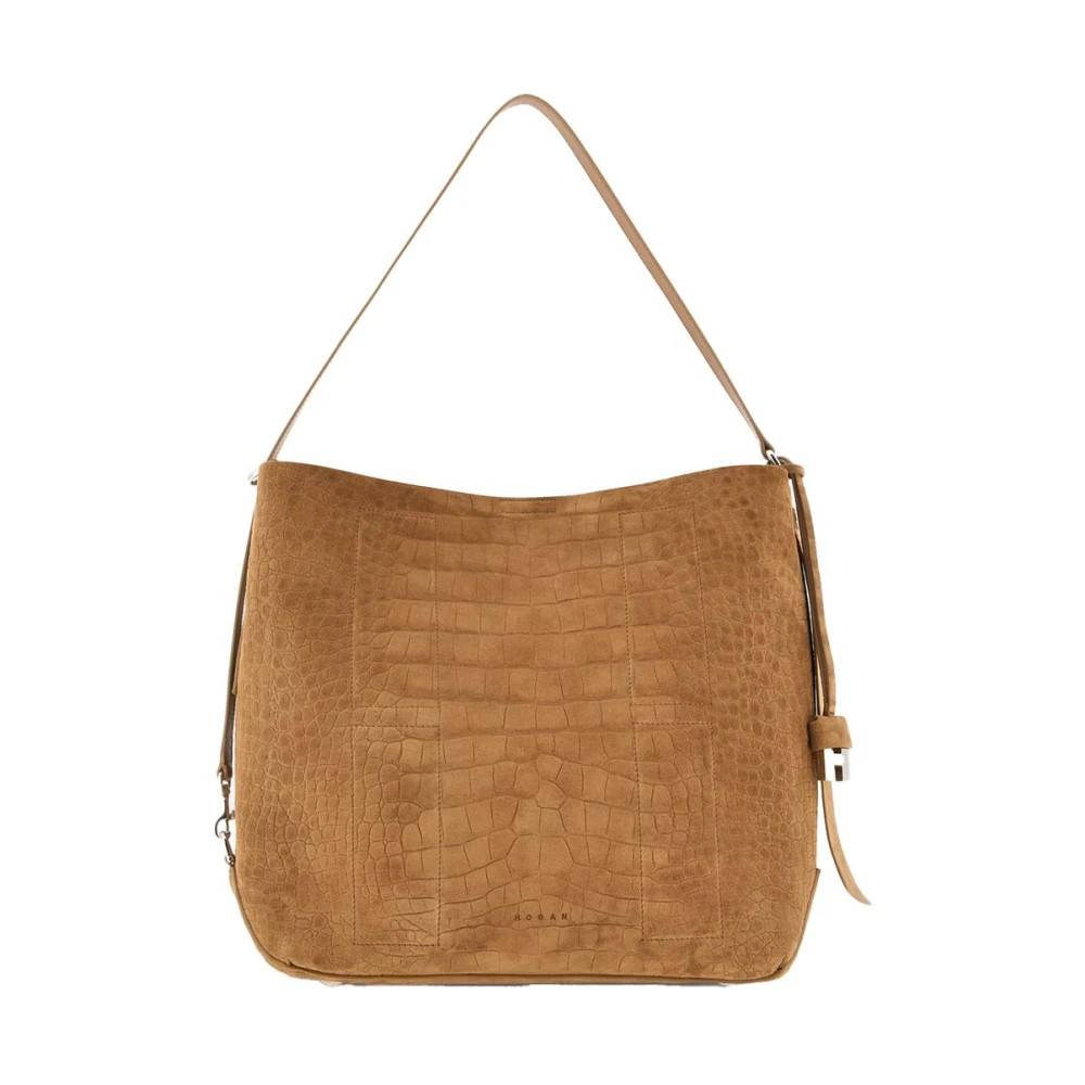 Hogan Hocket Hobo Taske - Tasker - Dame - Beige - ONE SIZE - Uld