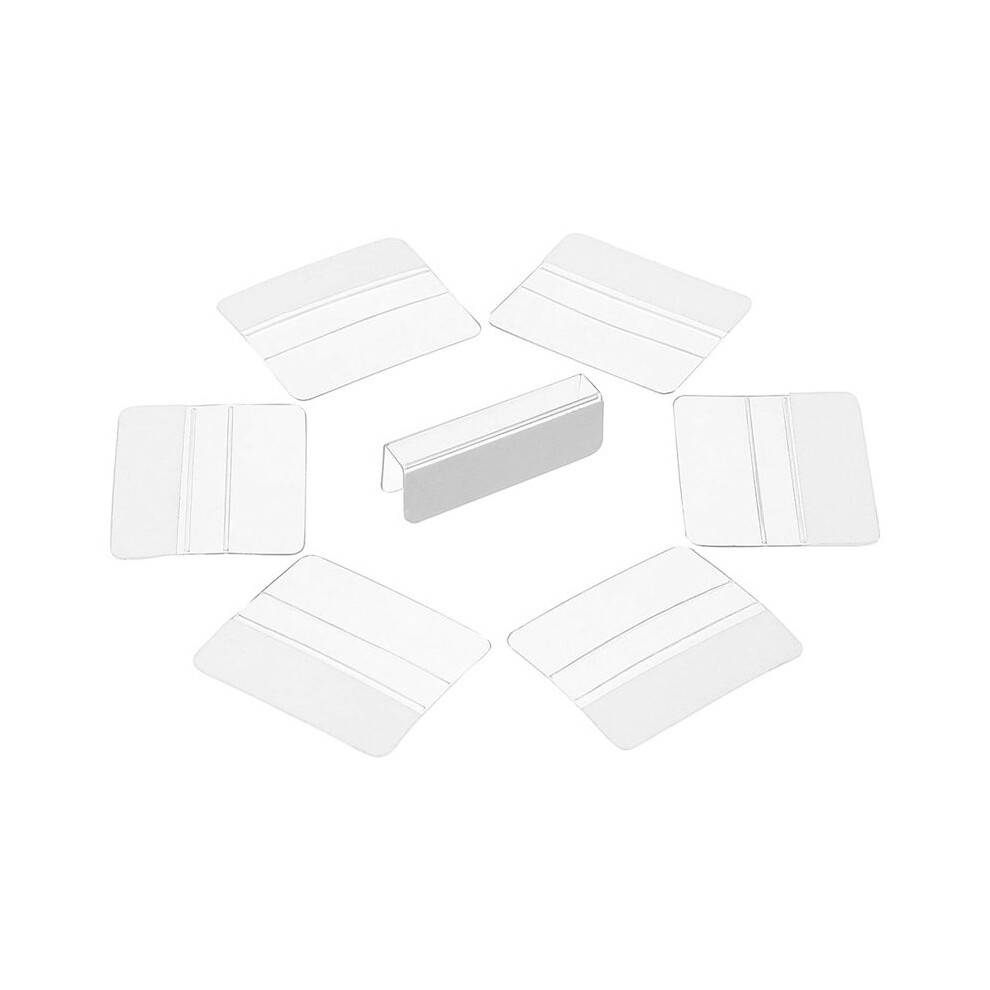 Plastic Earrings Card Adapter Self-Adhesive Jewelry Display Adapter for Women Girls Earrings Necklace 100PCS