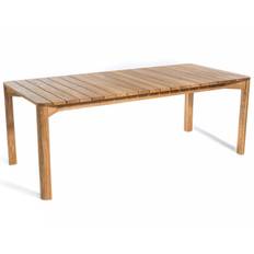 Korsö bord teak 200x90 cm - Träfärg