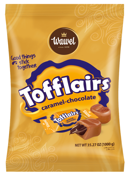 Godis kola Tofflairs Choklad, 1 kg