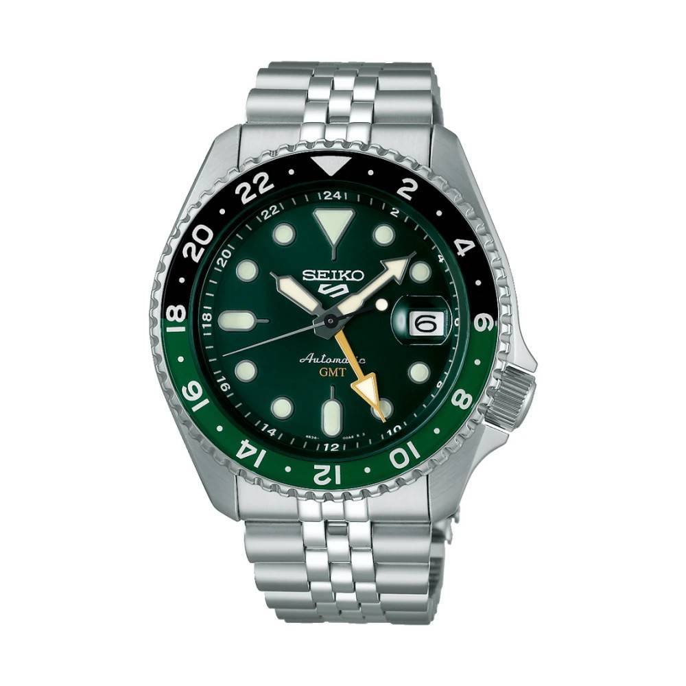 Seiko Ssk035K1 - Seiko 5 Sports Automatisk GMT - Accessories - Dame - Grå - ONE SIZE -