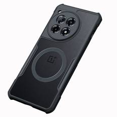 Magnetisk etui til OnePlus 12 5G til MagSafe trådløs opladning, til OnePlus 12 etui gennemsigtigt mat stødsikkert One Plus 12 tyndt etui