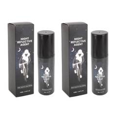 2 Pcs Reflective Spray Paint 100ml White Glow in The Dark Spray Long Lasting Reflective Glow Paint