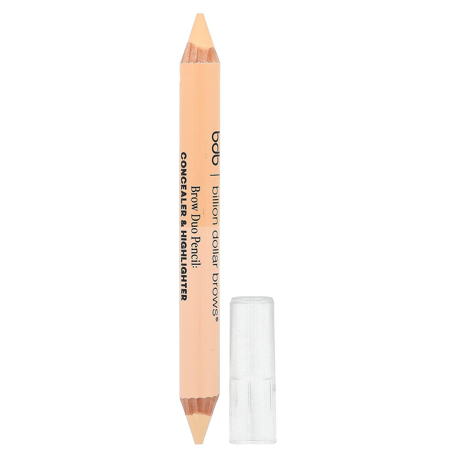 Billion Dollar Beauty, Accent Dollar Brow, Brow Duo Pencil, Concealer and Highlighter, 0.17 oz (5 g)