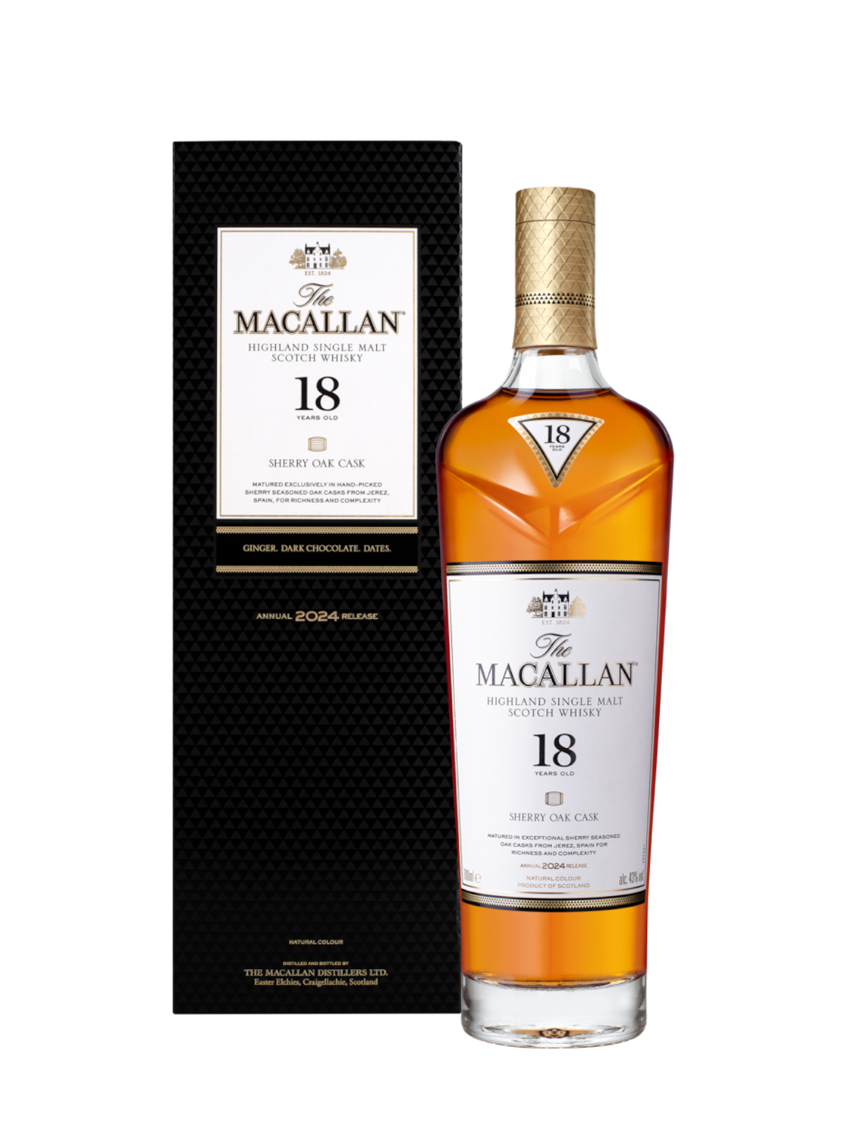 The Macallan 18 YO Sherry Oak Cask 2023 Release Whisky