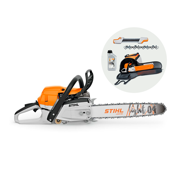 Stihl MS 261 C-M Motorsav | Inkl. Motorsavstaske, en ekstra kæde, kædeolie og en fil