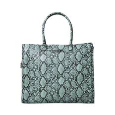 Essentiel Antwerp, Taske, Dame, Grøn, ONE SIZE, Faux Snake Shopper Taske