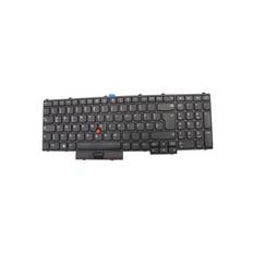 Lenovo Chicony - Bærbar tastatur - til udskiftning - Tysk - Sort