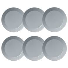 Iittala Teema Tallerken 26 Cm Pearl Grey 6 Stk - Middagstallerkner Porcelæn Grå - 1005891-6pack
