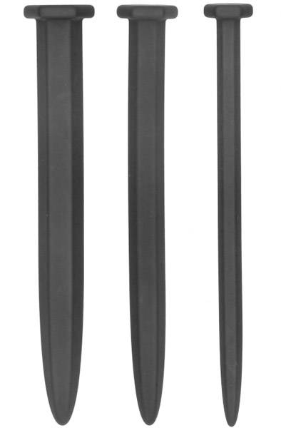 Silicone Rugged Nail Plug Set Urethral Sounding