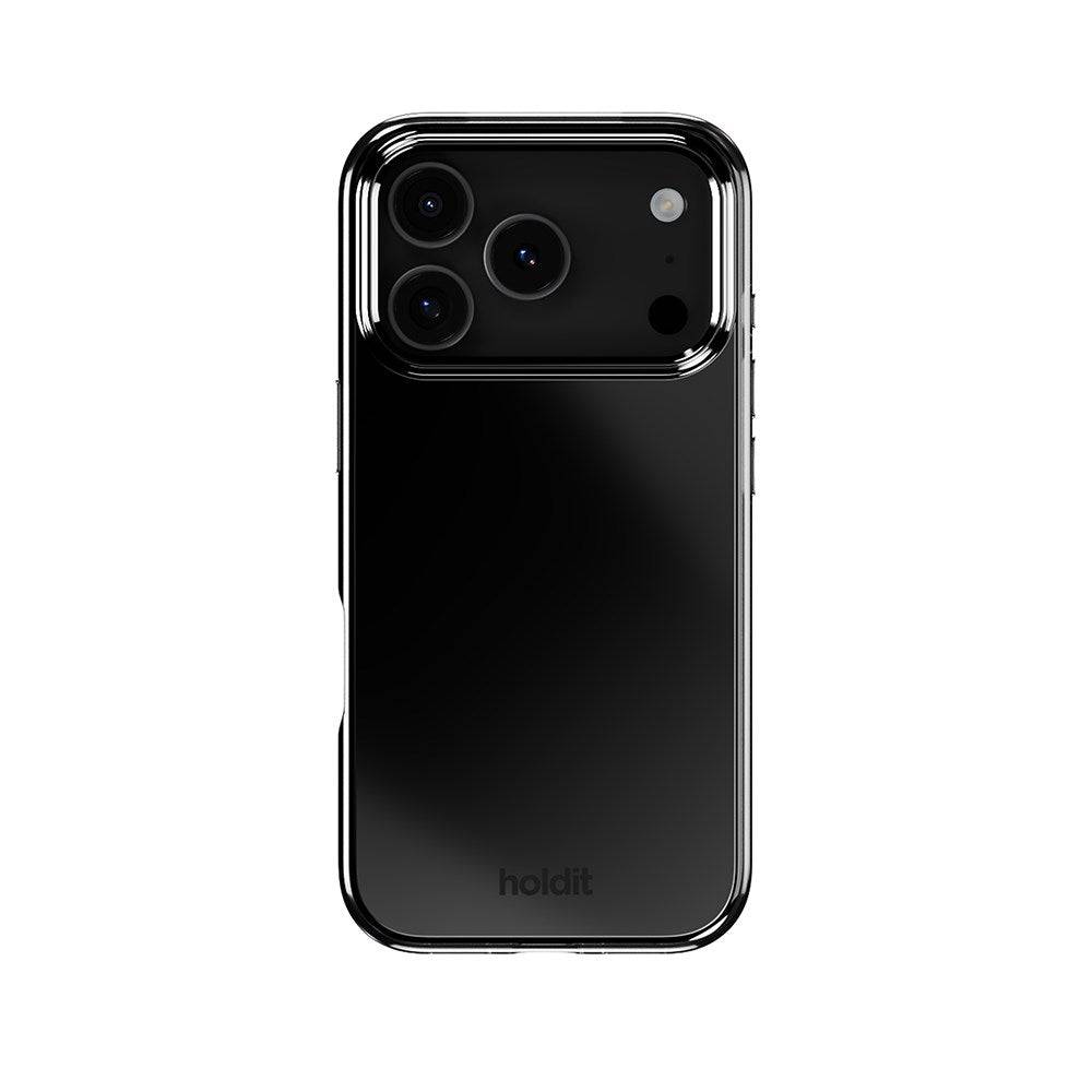 Holdit iPhone 17 Pro Mirror Case - MagSafe Kompatibel - Sort
