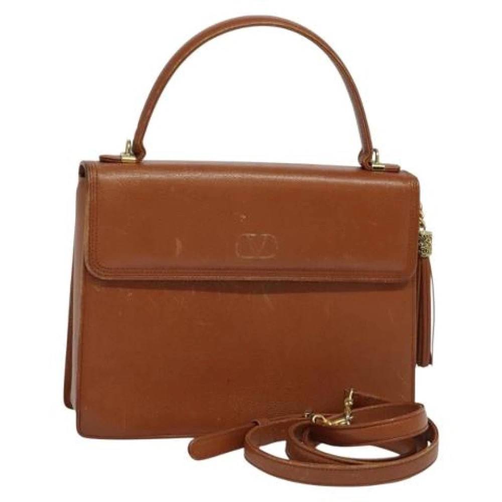 Valentino Vintage Pre-owned Laeder hndtasker - Vintage - Dame - Brun - ONE SIZE - Uld