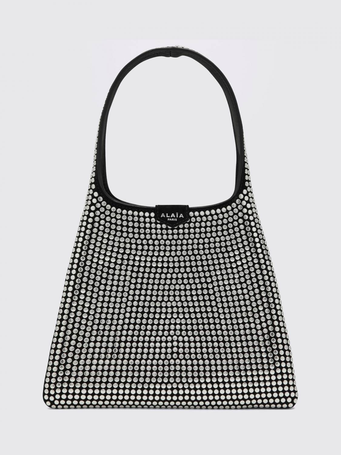 ALAÏA Mini-Handtasche aus Wildleder mit Nieten - OS