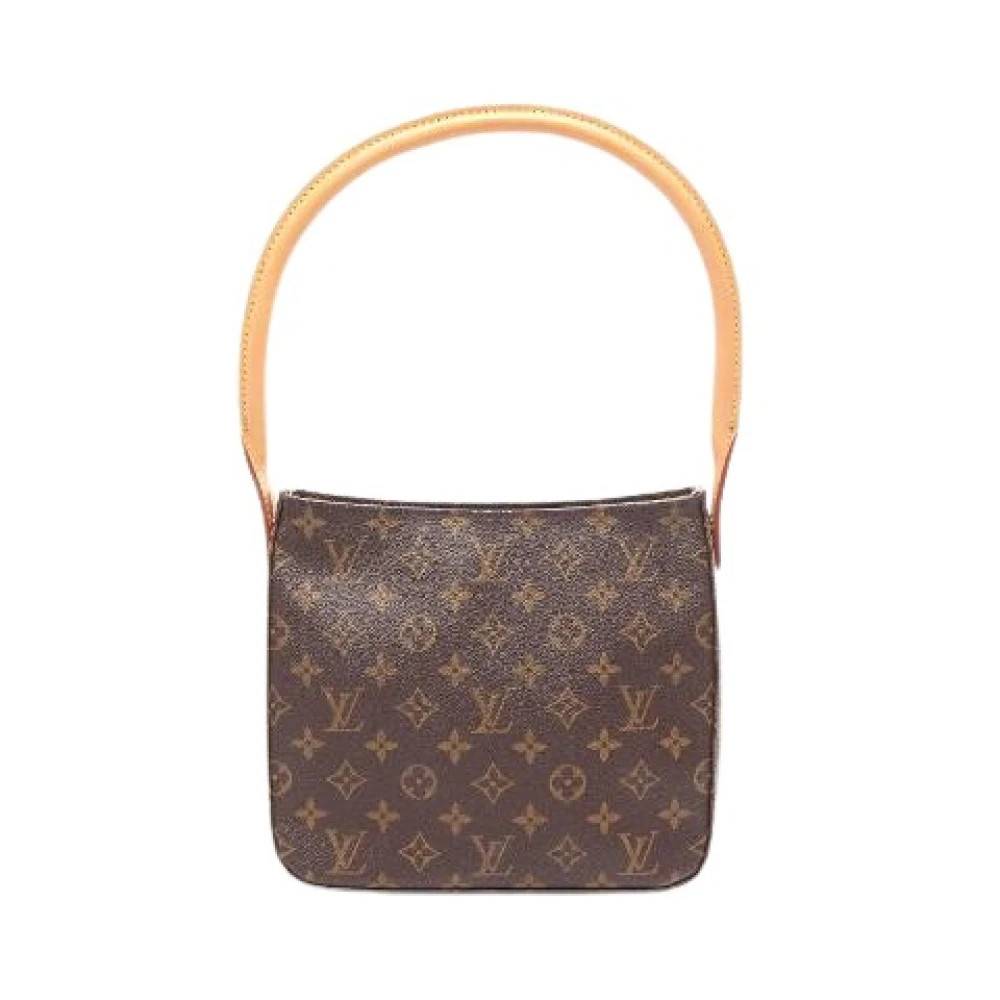 Louis Vuitton Vintage Pre-owned Looping MM Monogram Coated Canvas Skuldertaske - Vintage - Dame - Brun - ONE SIZE - Uld